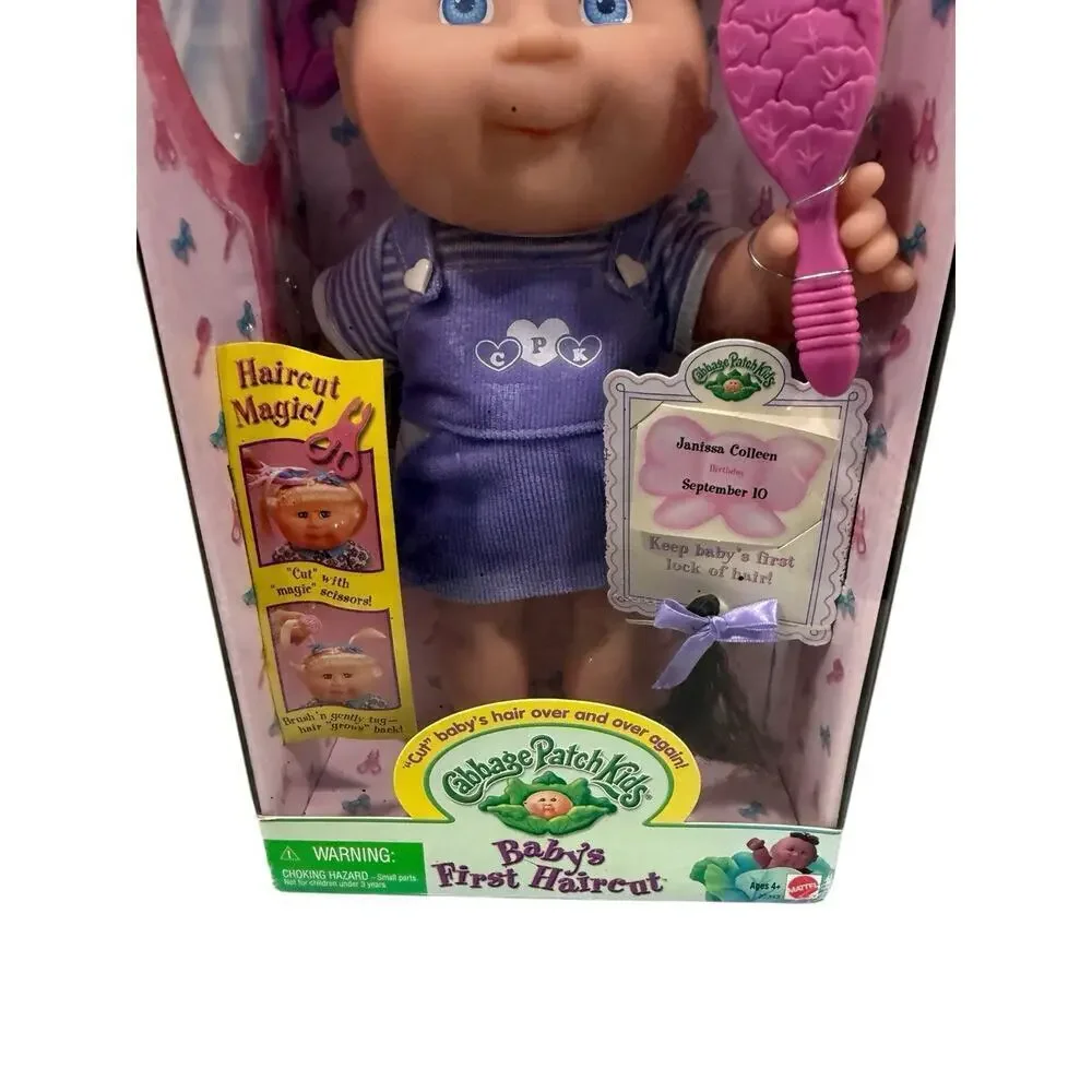 1999 CABBAGE PATCH KIDS BABYS‎ FIRST HAIRCUT Janissa Colleen NIB